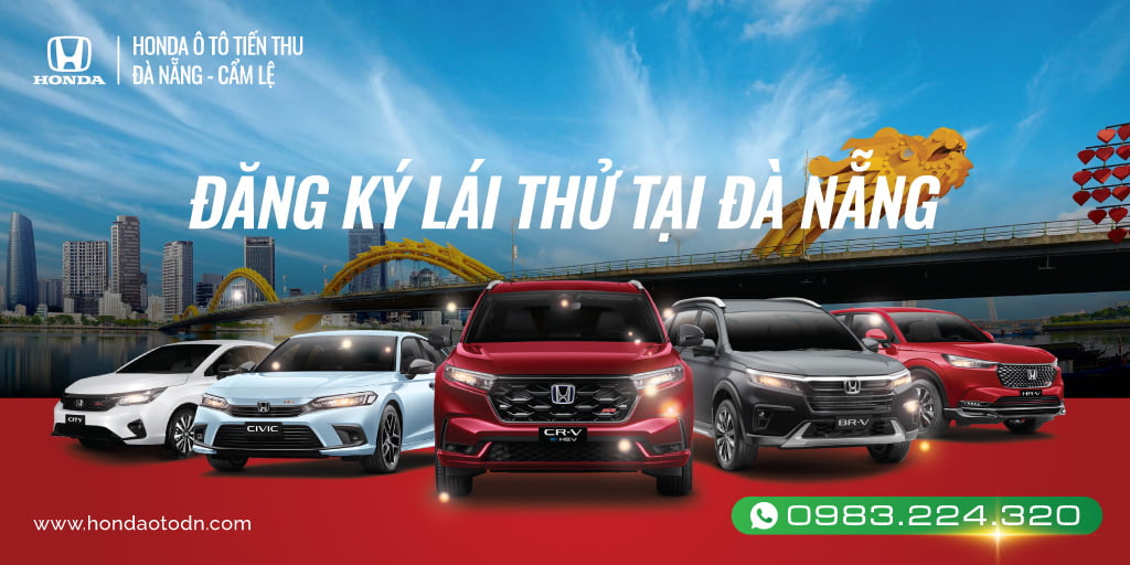 Đăng ký lái thử Honda ô tô tại Đà Nẵng